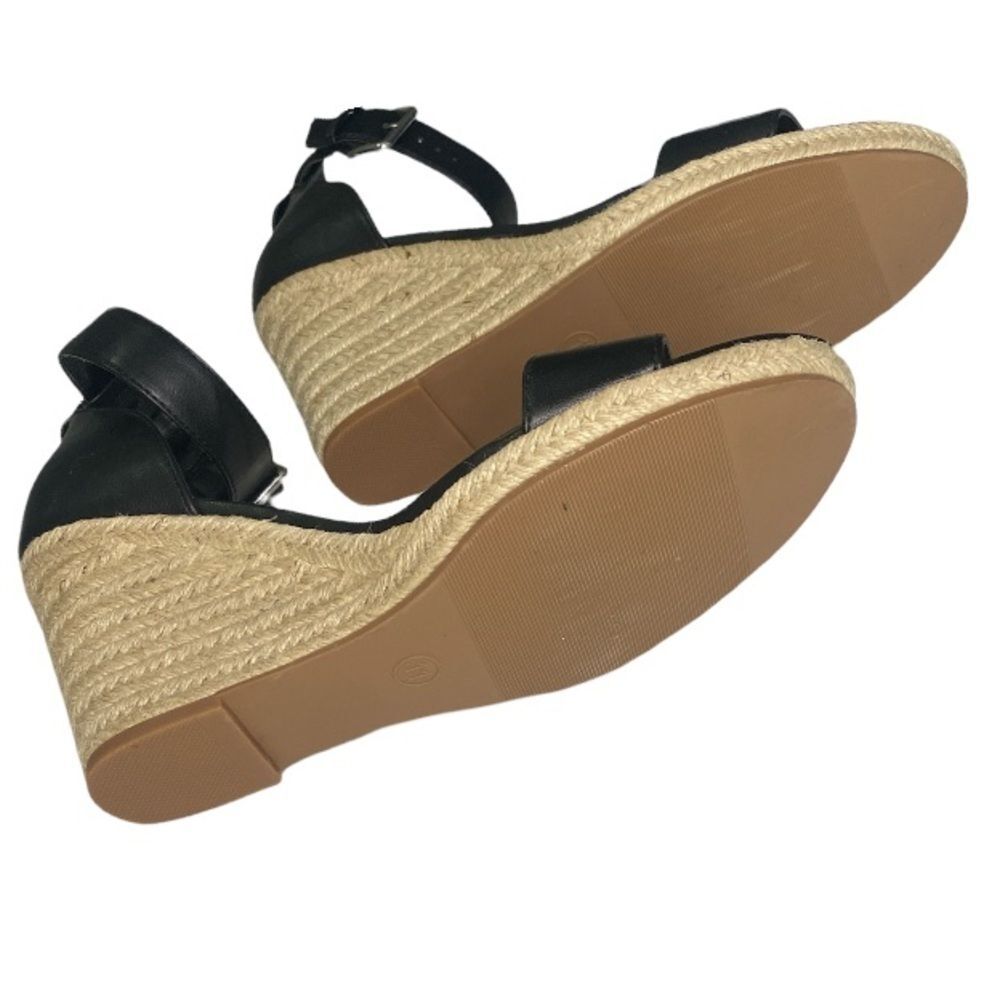 A NEW DAY black wedge espadrille one strap // 11 - Picture 3 of 7